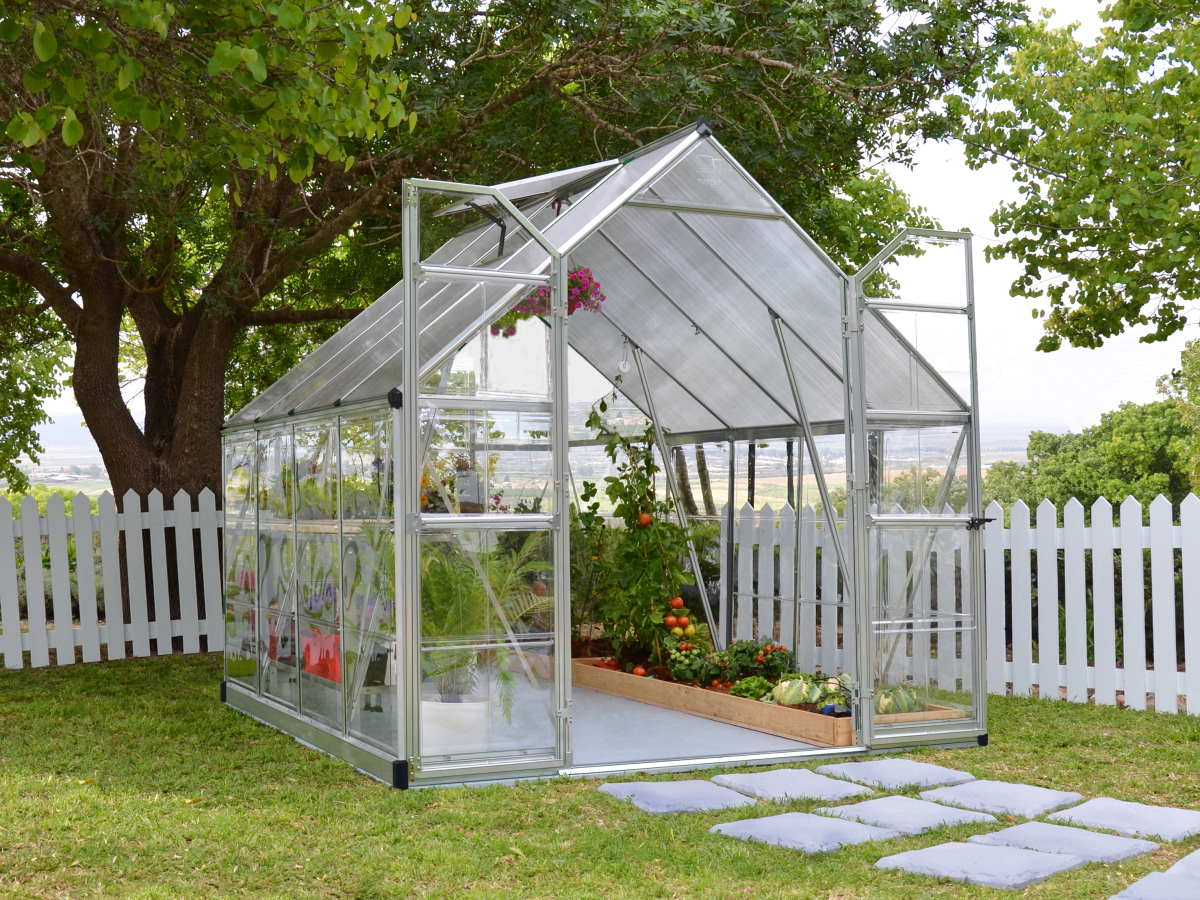 Balance Greenhouse 8' 8' - Silver (Canopia by Palram)