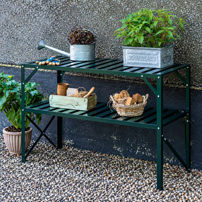 Halls 2 Tier Green Staging main product photo