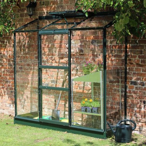 Halls Wall Garden Lean-To Greenhouse