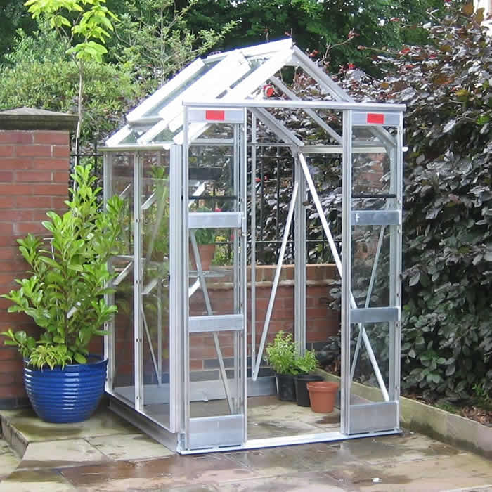 Elite Compact 4' 3” Wide Double Door Greenhouse