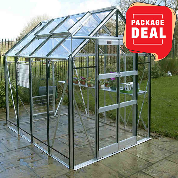 Elite GX600 6' 3” Wide Package Greenhouse