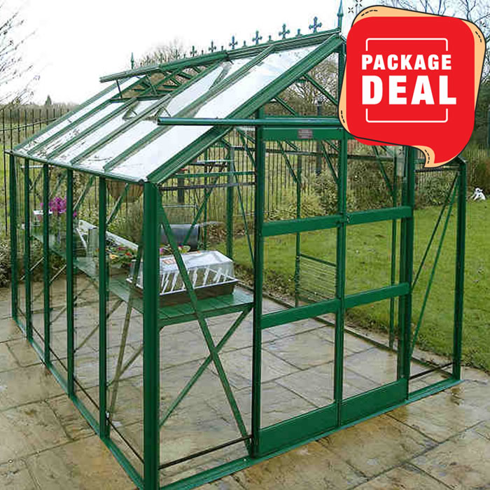 Elite GX800 8' 5” Wide Package Greenhouse