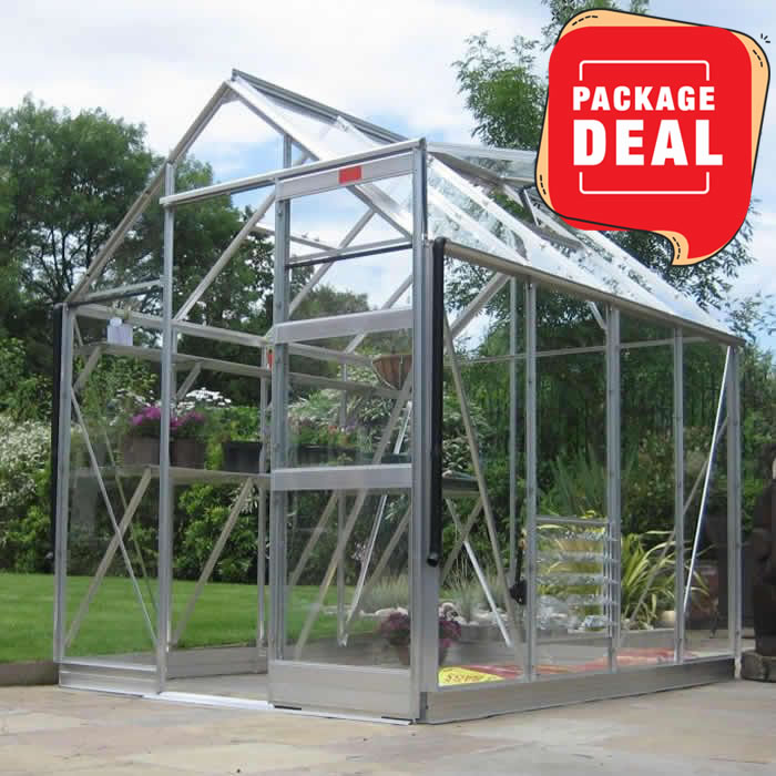 Elite High Eave 6' 3” Wide Package Greenhouse