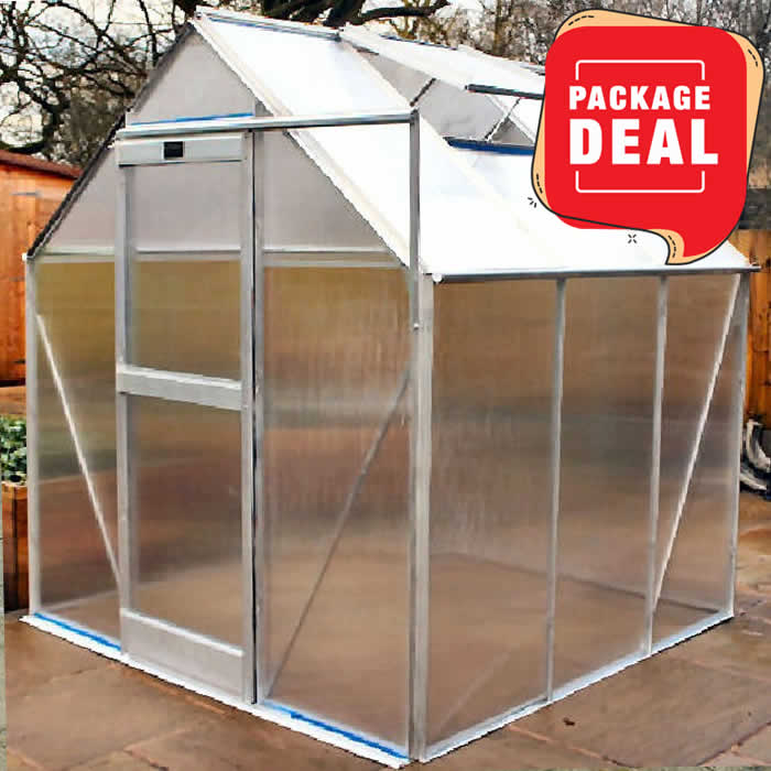 Elite iGro 6' 3” Wide Package Greenhouse