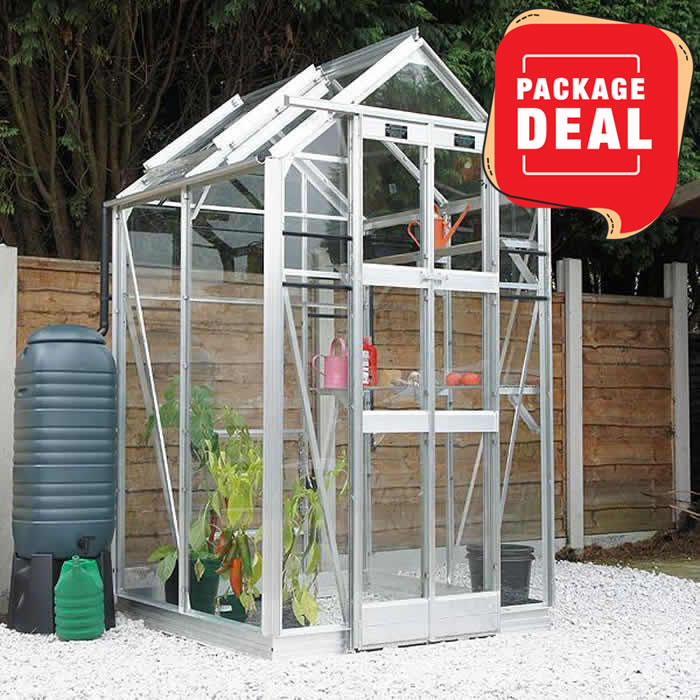 Elite Maxim 4' 3” Wide Package Greenhouse