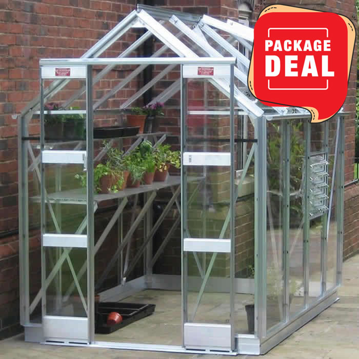 Elite Streamline 5' 3” Wide Package Greenhouse