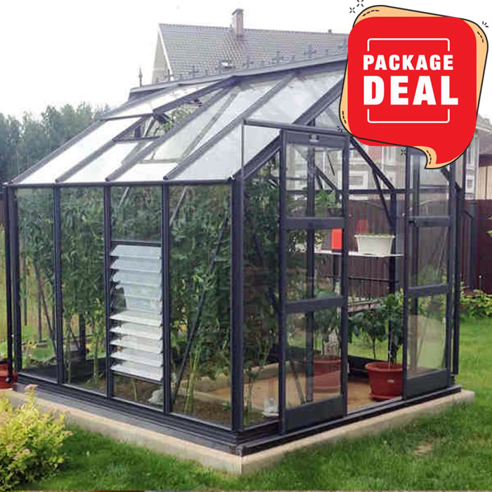 Elite Titan 800 8' 5” Wide Package Greenhouse