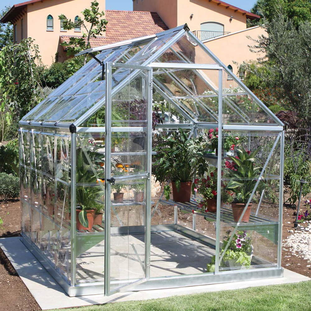 6' x 8' Harmony Greenhouse - Silver (Canopia by Palram)