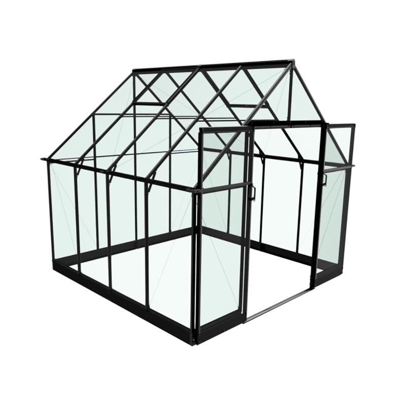 Halls Qube+ Greenhouse - 88 - 8ft x 8ft
