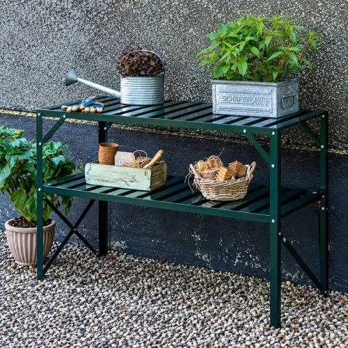 Halls 2 Tier Green Staging