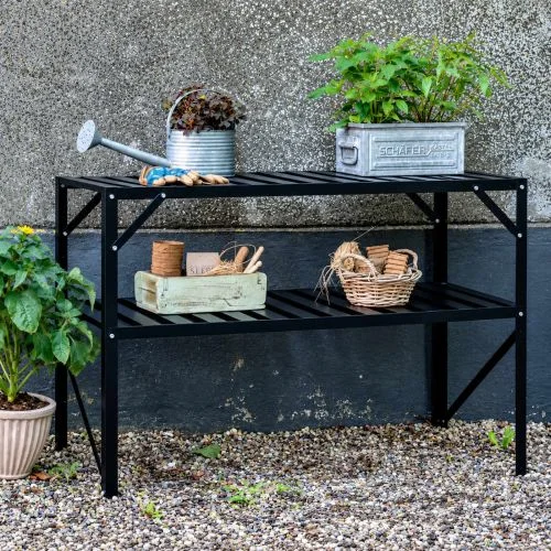 Halls 2 Tier Black Staging