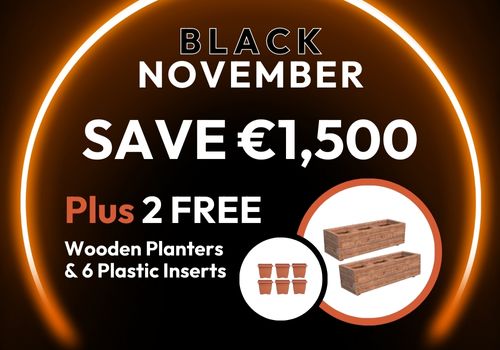 Black November Deals Free Planters and Huge Savings on Heritage Greenhouses